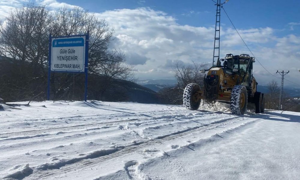 YENİŞEHİR BELEDİYESİ KAR SINAVINI BAŞARIYLA TAMAMLADI